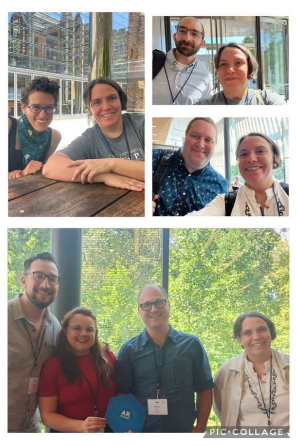 Colaj de imagini din conferință