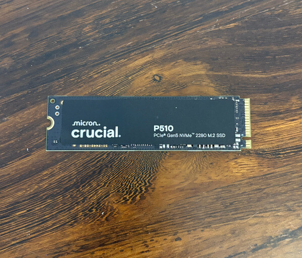 Crucial P510 Review2 Crucial P510 Gen5 1TB Revizuire SSD - Speed ​​îndeplinește eficiența