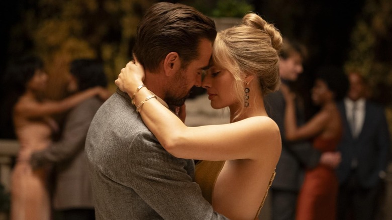 Colin Farrell în rolul lui David dansând cu Margot Robbie ca Sarah o mare călătorie frumoasă îndrăzneață