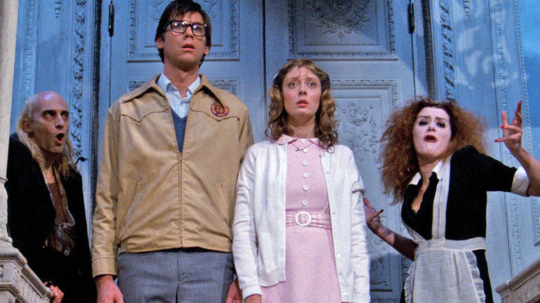 Riff Raff Brad Janet și Magenta în Rocky Horror Picture Show
