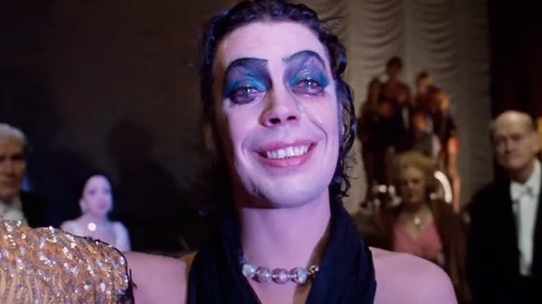 Dr. Frank N Furter Plângând în timpul I'm Vine acasă în Rocky Horror Picture Show