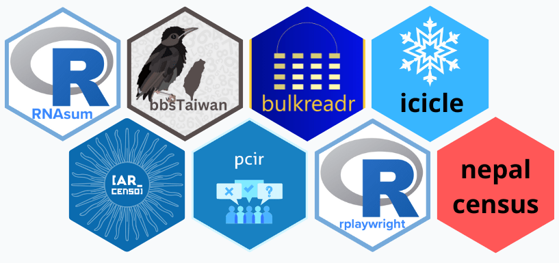Logo-urile tuturor pachetelor dezvoltate sau îmbunătățite în timpul programului Campionilor 2023-2024