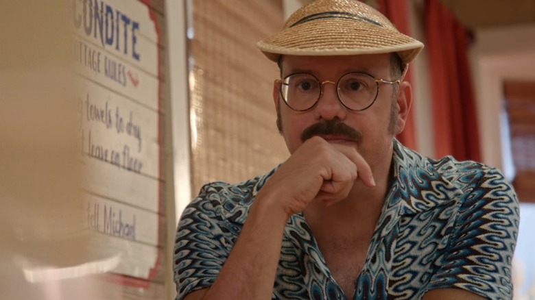 David Cross este adânc în gândire ca Tobias Fünke în dezvoltarea arestată