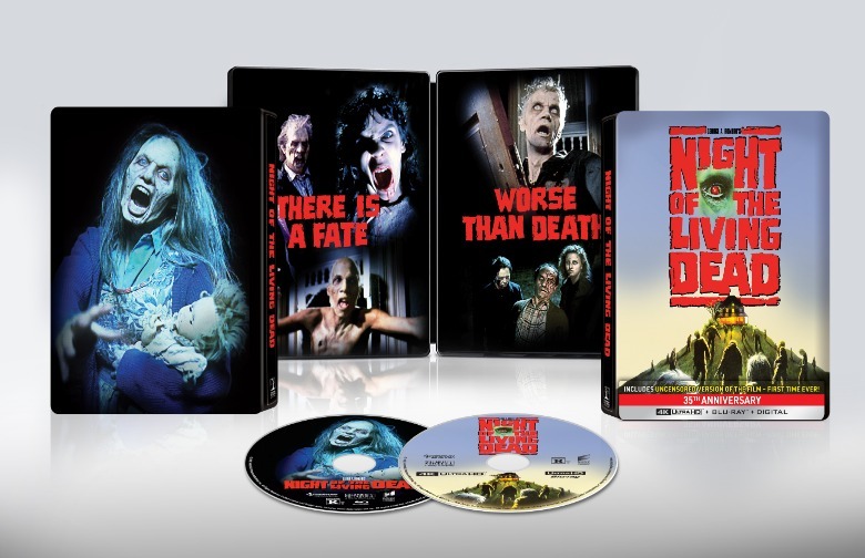 The Box Art for the Night of the Living Dead 1990 4K Release