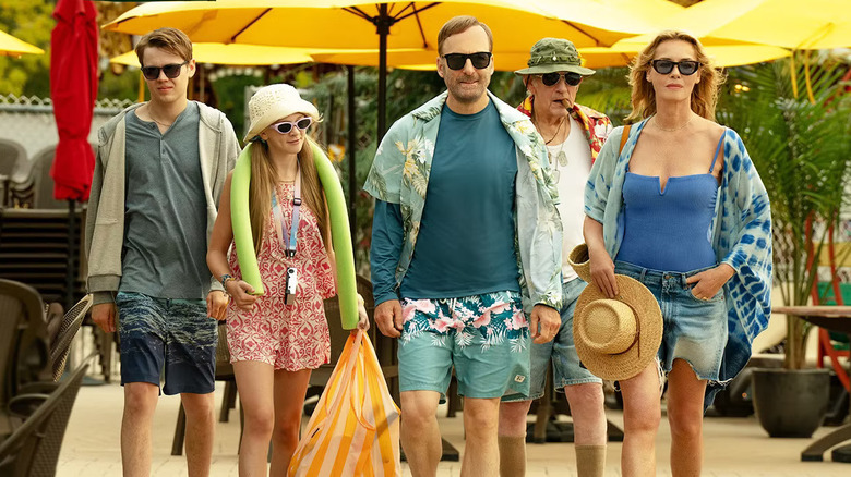 Familia Mansell în uzura de vacanță în nimeni 2