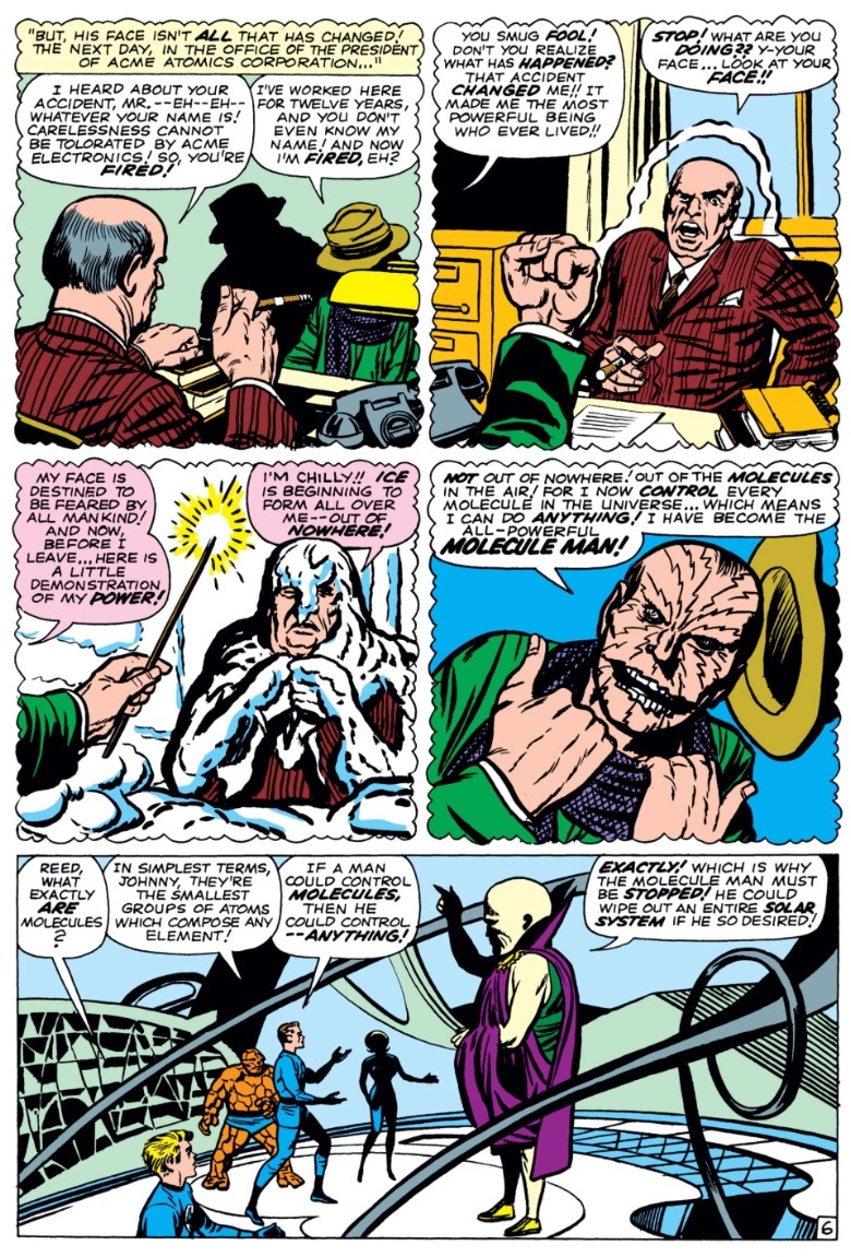 Fantastic Four #20 - The Watcher spune The Fantastic Four The Origin of Molecule Man