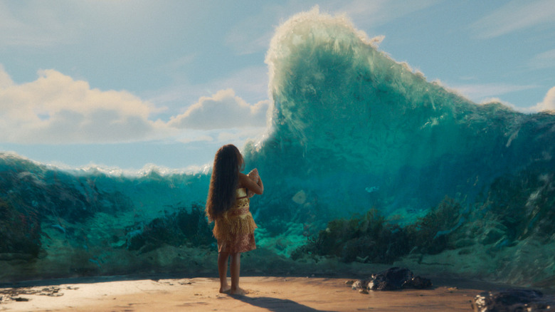 Un val magic care se ridică peste Moana în filmul live-action Moana
