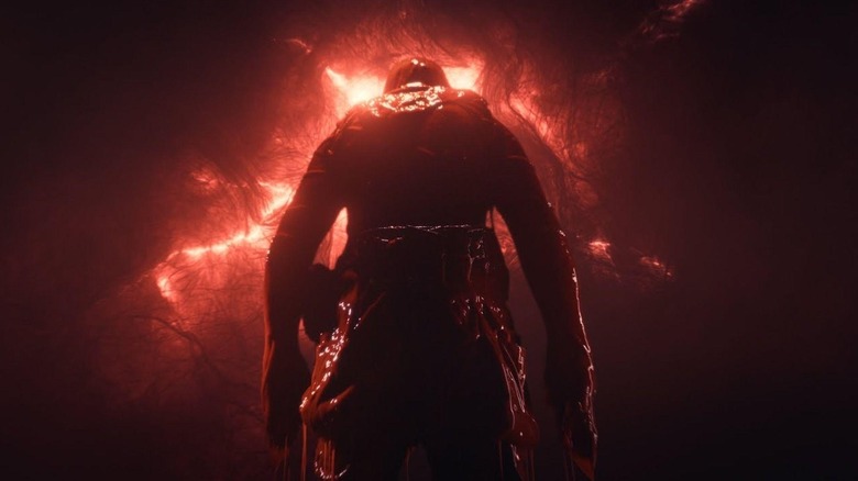 Mark Fischbach ca The Convict privind un cer roșu sânge în Iron Lung