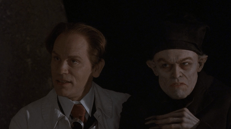 FW Murnau și Max Schreck pe platourile de filmare din Nosferatu în Shadow of the Vampire