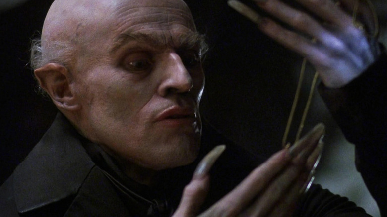 Un prim-plan al vampirului Max Schreck în Shadow of the Vampire