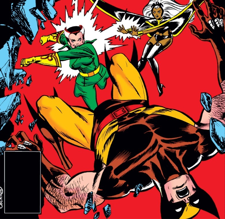 Coperta X-Men #158 - Storm & Wolverine vs Rogue