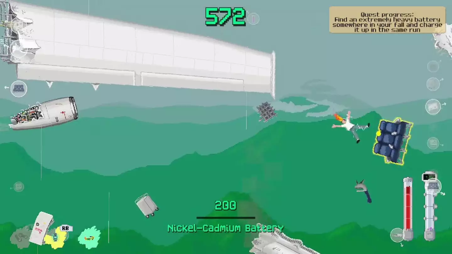 Imagine de pe pagina Steam a lui Freefall 95, S-Bend Games