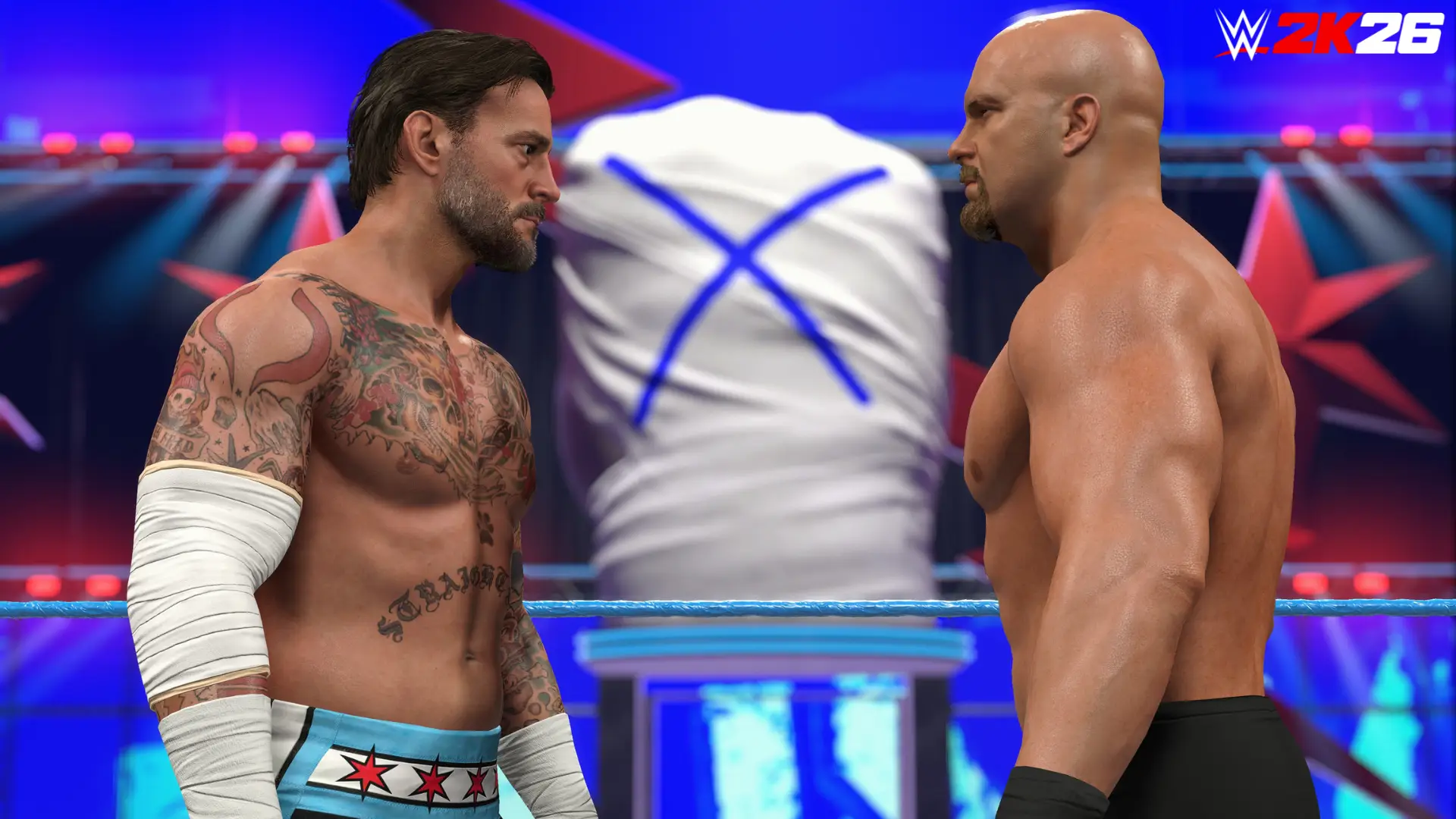CM Punk și Stone Cold în WWE 2K26, 2K