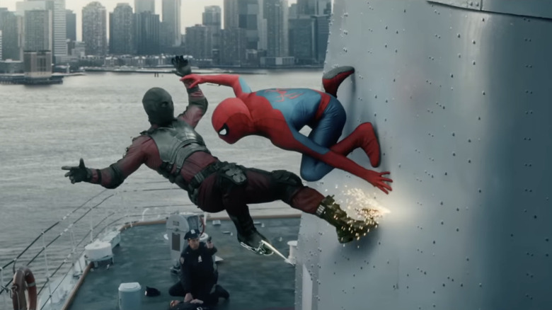 Tarantula luptă cu Spider-Man în Spider-Man: Brand New Day