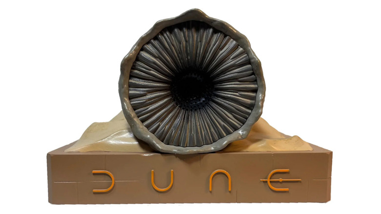 O fotografie a difuzorului bluetooth Dune sandworm