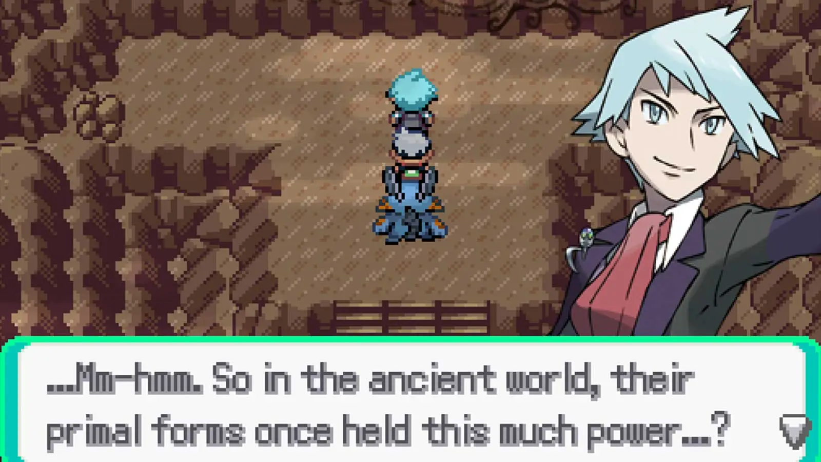Pokemon Eternal Emerald, Steven Stone - un joc creat de fani. Credit Lord Lucario 35