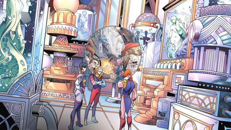 Un panou din benzile desenate Wild Cards: The Drawing of Cards (2022)