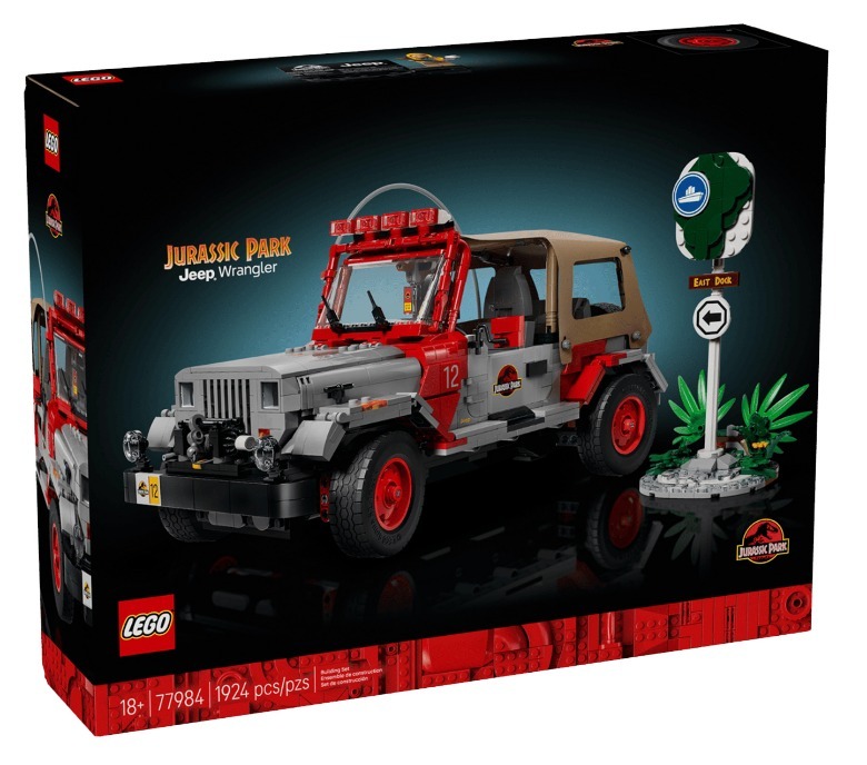 Cutia pentru Jeep Wrangler LEGO Jurassic Park