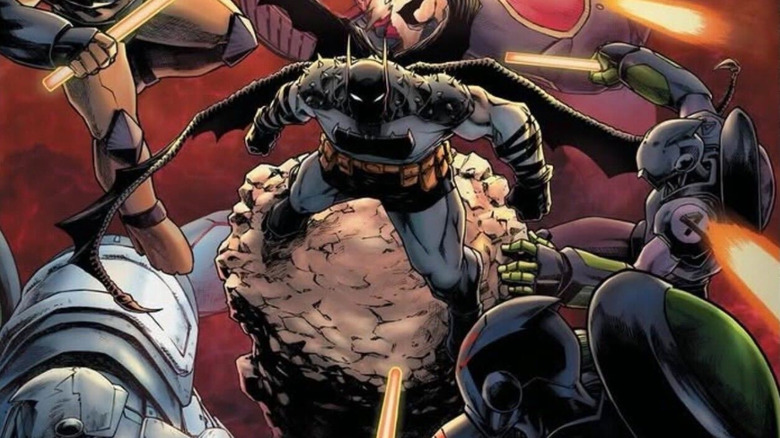 Absolute Batman #20 cover - Batman inconjurat de Robins