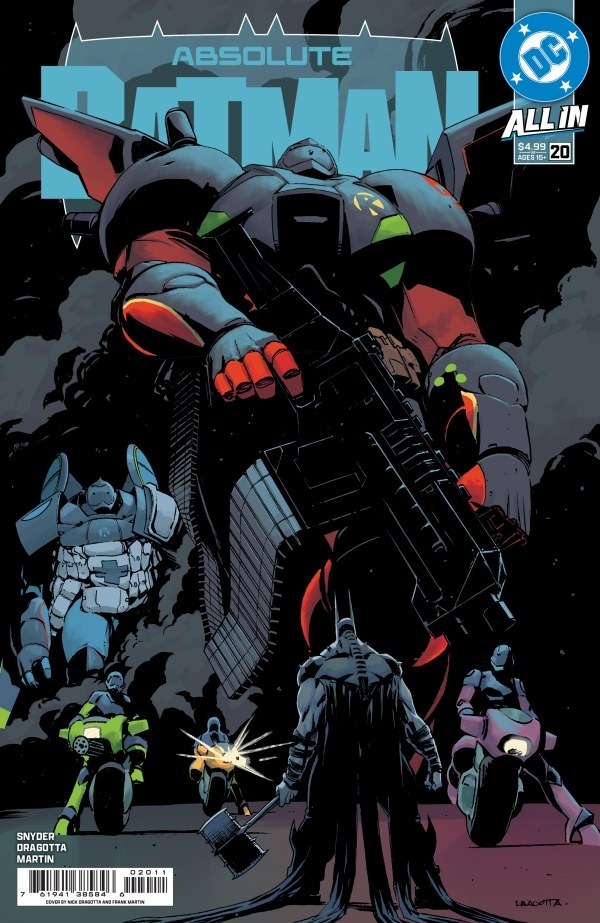 Coperta Absolute Batman #20 - Batman vs Robins