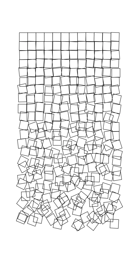 „Schotter” în R cu semințe schimbate