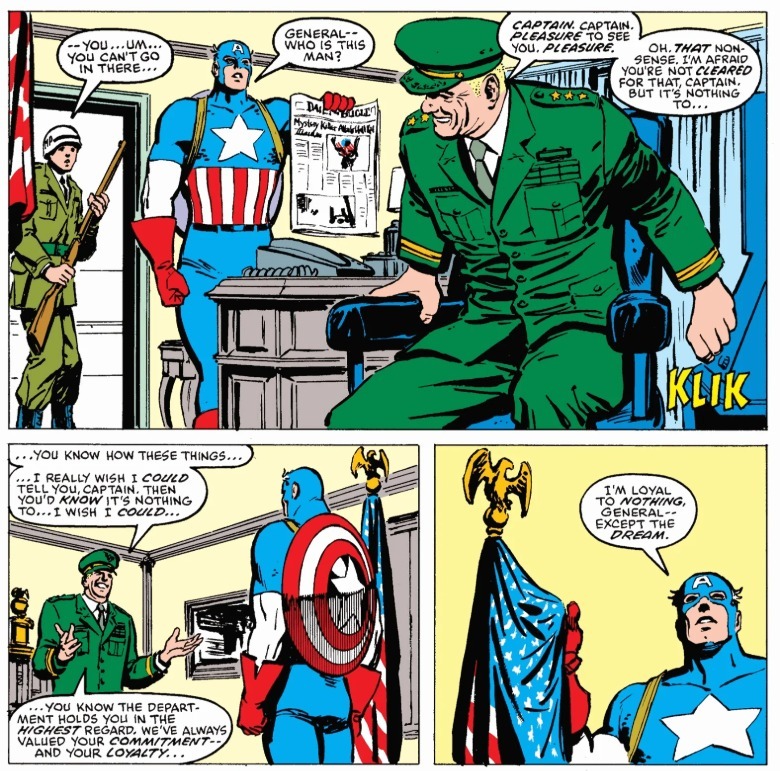 Căpitanul America în Daredevil: Born Again