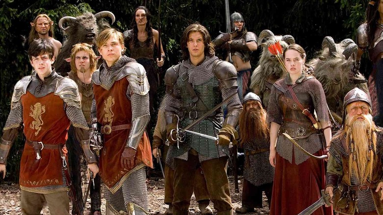 Un ansamblu de protagoniști în Prince Caspian