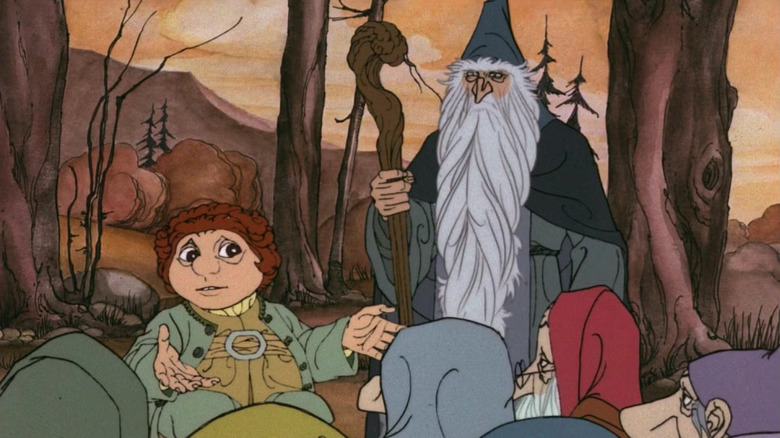 Bilbo, Gandalf și piticii din Hobbit