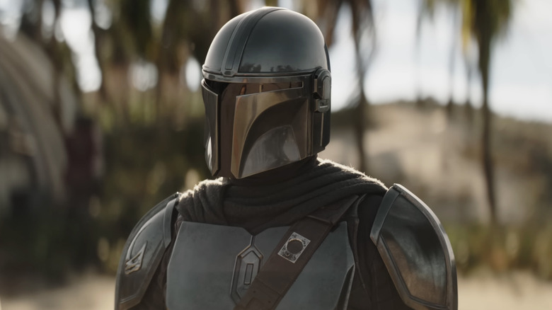 Mando vorbește cu colonelul Ward în The Mandalorian și Grogu