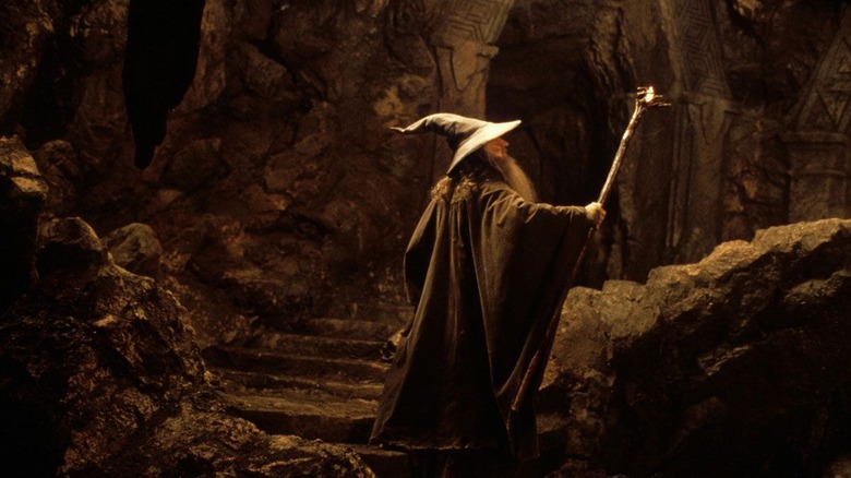Gandalf în Moria în The Fellowship of the Ring
