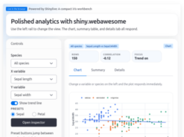 Se anunță shiny.webawesome: un pachet web UI pentru R/Shiny
