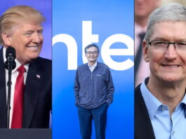 Trump says Apple will work with Intel to build chips in the US