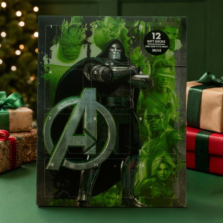 Avengers: Doomsday șosete cutie de calendar de advent cu Doctor Doom