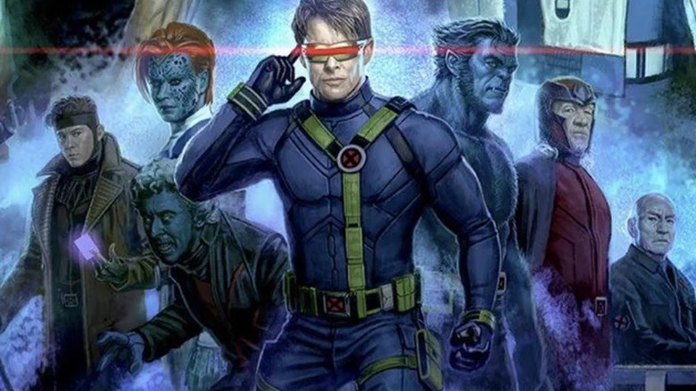 The X-Men (Gambit, Mystique, Nightcrawler, Cyclops, Beast, Magneto, Professor X) pe poster Avengers: Doomsday