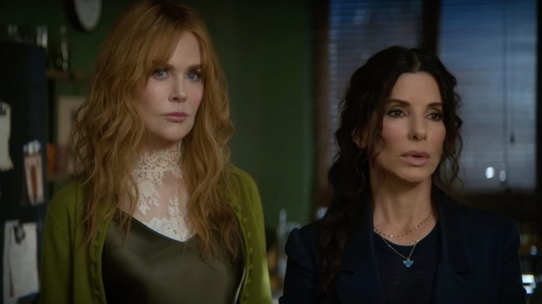 Nicole Kidman în rolul Gilly Owens, alături de Sandra Bullock în rolul Sally Owens în Practical Magic 2