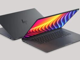 HP ZBook Ultra G3a mobile workstation laptop shown open on a desk