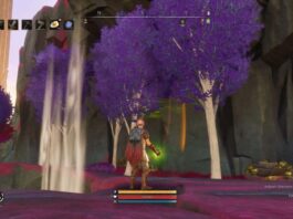 RuneScape Dragonwilds Switch 2 port showing blurry in-game visuals on a handheld screen