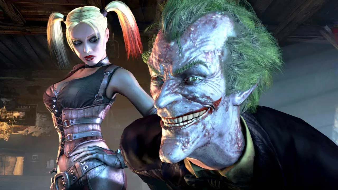 Joker și Harley Quinn în Batman: Arkham City, WB Games