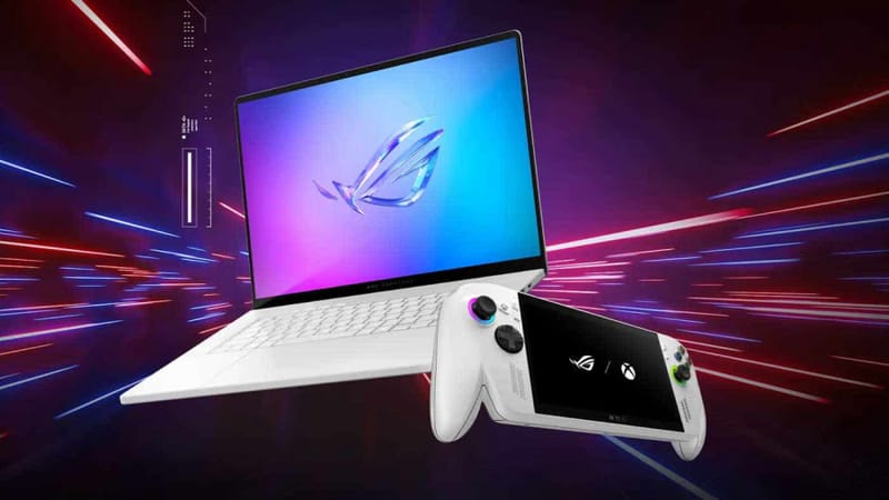 Router-ul ASUS ROG Rapture GT-BN98 Wi-Fi 8 afișat din față cu matricea de antene