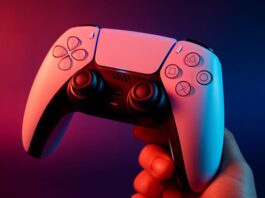 PS5 home screen mockup showing a dedicated PS5 Crunchyroll hub icon among other app shortcuts