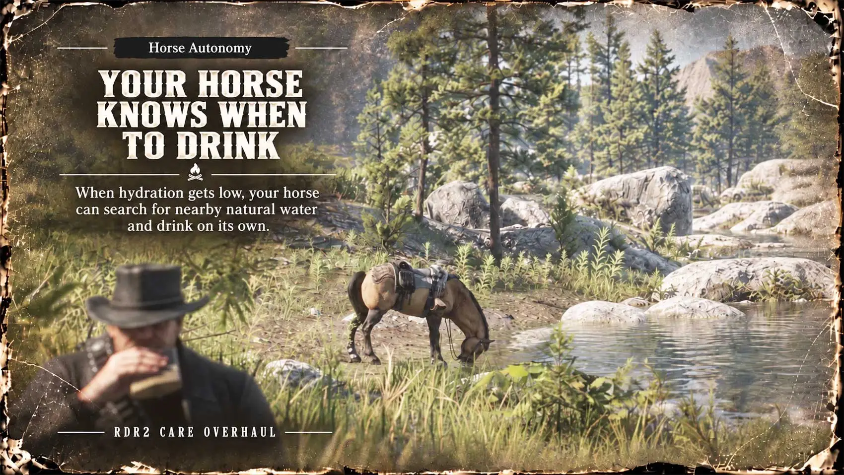 Mod de supraviețuire Red Dead Redemption 2, Rockstar Games/RcnYn (prin Nexusmods)