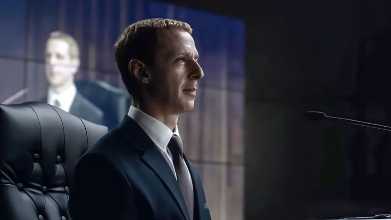Mark în declarația sa simulată din The Social Reckoning